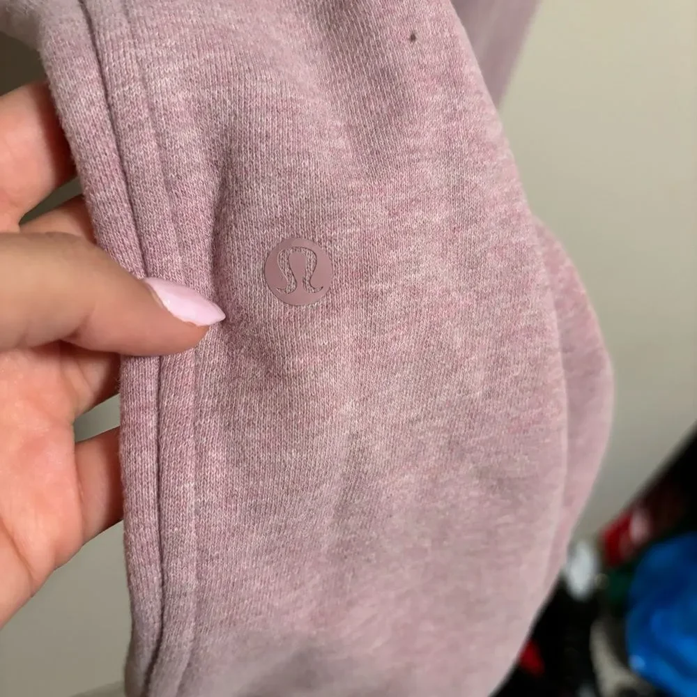 Lululemon Scuba High-Rise Jogger Heathered Pink Taupe- Size 2